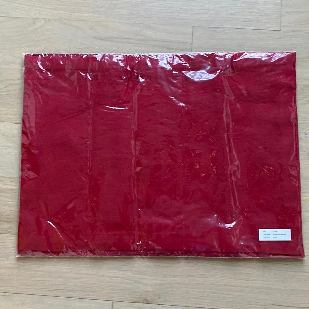 Crate & Barrel Red Placemats - Set of 6